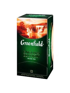 Чай Greenfield English Edition черный в пакетиках 25 шт