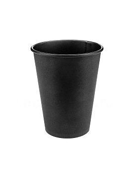 Стакан Формация однослойный, Total Black 300 мл (50 шт) черный