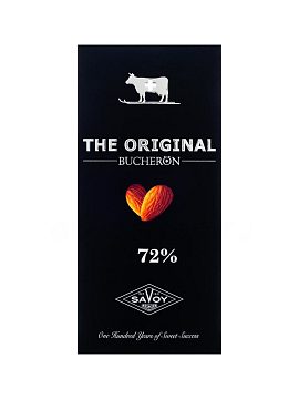 Шоколад Buсheron The Original Горький с миндалем 90 гр