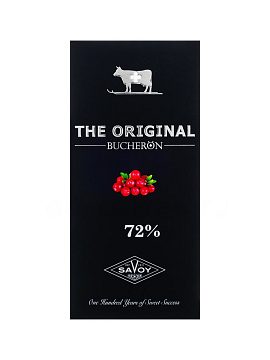 Шоколад Buсheron The Original Горький с клюквой 90 гр