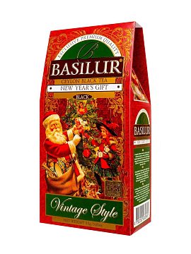 Чай Basilur Винтаж Новогодний подарок черный 85 гр