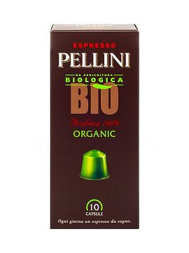 Кофе Pellinii BIO Organic в капсулах (10 шт по 5 гр)