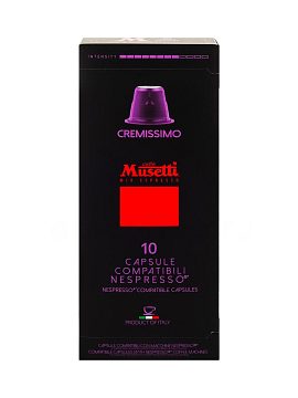 Кофе Musetti в капсулах Cremissimo (для формата NESPRESSO)