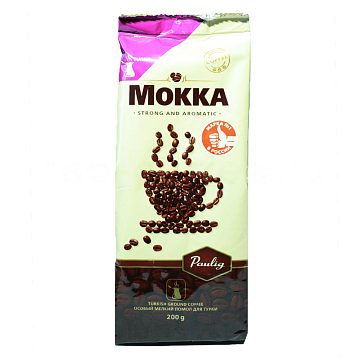 Кофе Paulig Mokka молотый 200 гр для турки