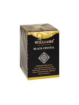 Чай Williams Black Crystal (Черный Кристалл) черный Пеко 100 гр