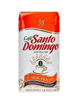 Кофе Santa Domingo в зернах Caracolillo 454 гр