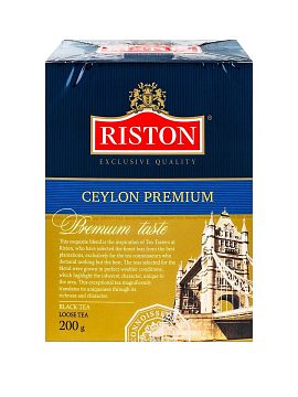 Чай Riston Ceylon Premium черный крупнолистовой 200 гр