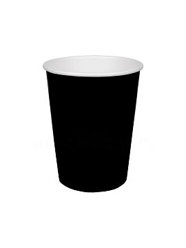 Стакан Формация однослойный Black (Черный) 300 мл (50 шт)