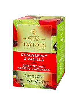 Чай Taylors of Harrogate пакетированный Клубника с Ванилью 20 пак