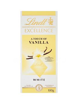 Шоколад в плитках Lindt Excellence Белый с ванилью 100 гр