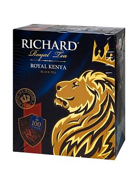 Чай Richard Royal Kenya черный 100 пакетиков по 2 гр