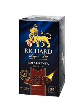 Чай Richard Royal Kenya черный в пакетиках 25 шт