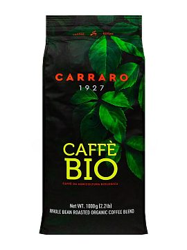 Кофе Carraro в зернах BIO 1 кг