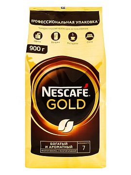 Кофе Nescafe Gold растворимый 900 гр