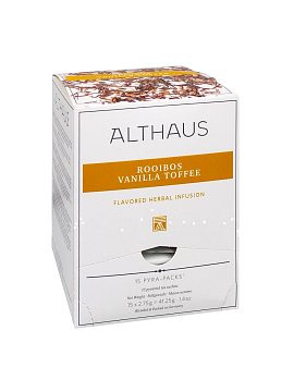 Чай Althaus Toffee Rooibush (Тоффи Ройбуш) Пирамидки 15 шт