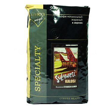 Кофе Блюз в зернах Sulawesi Kalosi 1 кг