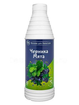 ProffSyrup Черника-Мята Основа для напитков 1 кг