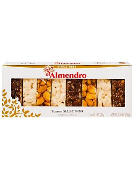 El Almendro Набор ассорти из 3 видов туррона 200 гр