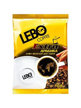 Кофе Lebo молотый Extra для турки 100 гр