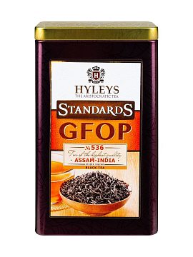 Чай Hyleys Standards Assam India GFOP №536 черный 80 г ж.б.