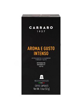 Кофе Carraro в капсулах Aroma E Gusto Intenso 10 шт