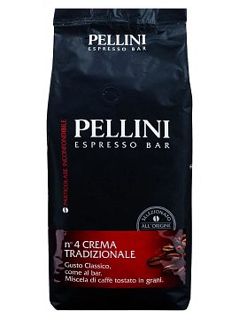 Кофе Pellini Crema Tradizionale №4 в зернах 1 кг