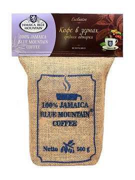 Кофе Jamaica Bue Mountain Arabica в зернах средняя обжарка 500 гр