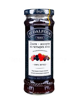 Джем St.Dalfour Ассорти из четырех ягод 284 гр