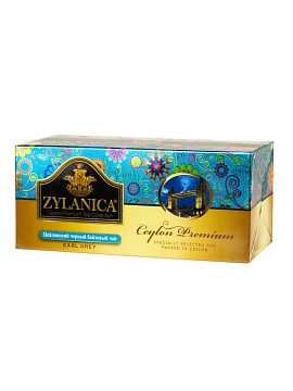 Чай Zylanica черный Ceylon Premium  Бергамот 25 пакетиков