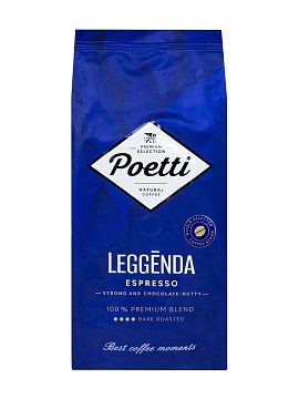 Кофе Poetti в зернах Legenda Espresso 1 кг