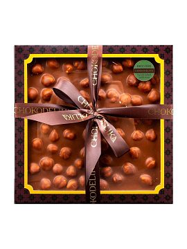 Chokodelika Шоколад молочный с Фундуком 250 г