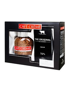 Подарочный набор кофе Cafe Creme 90 г + шоколад Bucheron 90 г