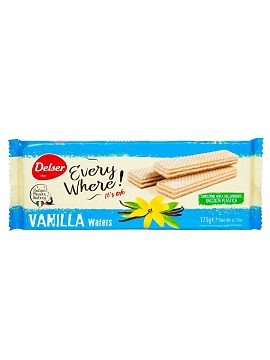 Вафли Delser Vanilla с ванильной начинкой 175 г