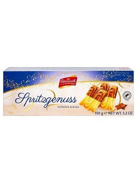 Печенье песочное Coppenrath Spritzgenuss с Молочным шоколадом 150 г