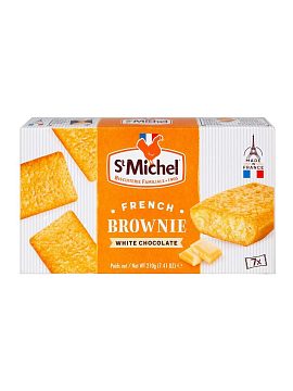 St Michel 7 Brownies Пирожное с белым шоколадом 210 г