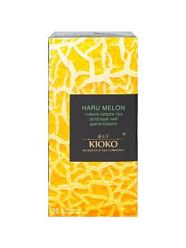 Чай Kioko Koto Haru Melon Зеленый с ароматом дыни в пакетиках 25 шт