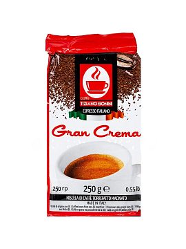 Кофе Caffe Tiziano Bonini молотый Gran Crema 250 г