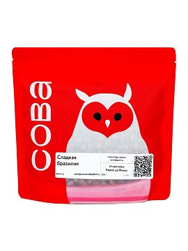 Кофе Сова Owl в зернах Сладкая Бразилия 200 г