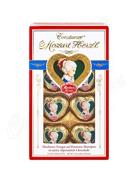 Шоколадные сердечки Reber Constanze Mozart Heart 80 гр