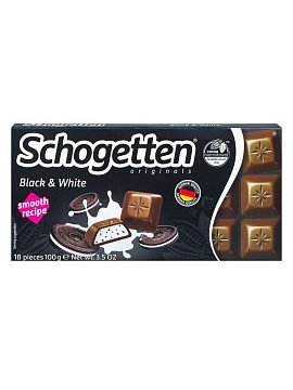 Шоколад Schogetten Black & White 100 гр