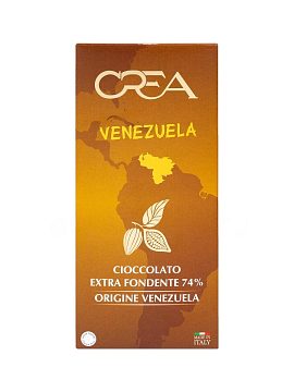 Crea Venezuela Горький шоколад 74% 100 г