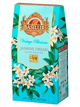 Чай Basilur Винтажные цветы Жасминовая мечта  черный 75 г