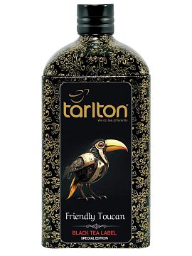 Чай Tarlton Тукан кат. FOP черный 150 гр ж.б.