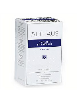 Чай Althaus English Breakfast St. Andrews черный в пакетиках 20 шт
