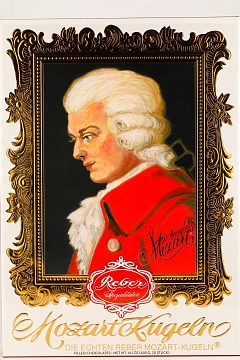 Reber Mozart Коробка конфет с горьким шоколадом 400 г