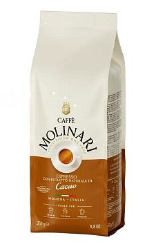 Кофе Molinari Cacao Шоколад молотый 250 гр