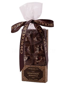 Chokodelika Шоколад молочный "Крафтовый микс с Брусникой и яблоком" 50 г