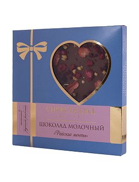Chokodelika Шоколад молочный "Райские мечты" 150 г коробка с сердцем