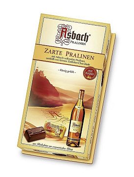 Asbach – Pralinen конфеты из горького шоколада с начинкой из бренди 125 г