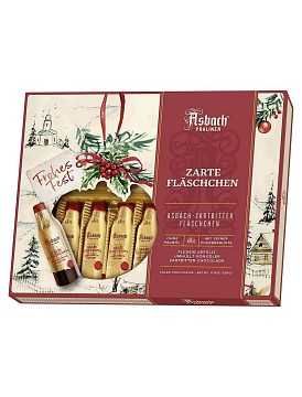 Asbach – Weihnachts Flaschchen шоколадные конфеты с бренди в форме бутылок 250 г